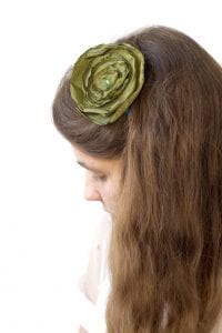 Dzikie Twory - opaska na włosy - z kwiatkiem30